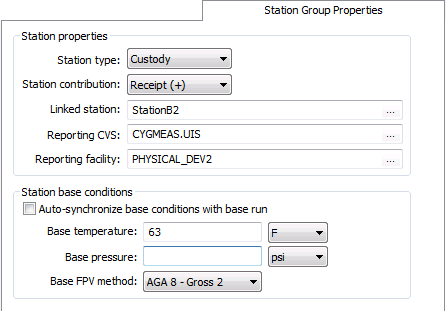 Station Group Properties
